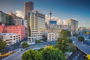 Arrivée à Auckland